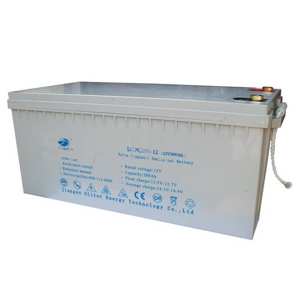 Missie Beheren een paar Oliter 12V 200Ah Gel Battery | Products | , | Solar Panel Energy (Pty) Ltd