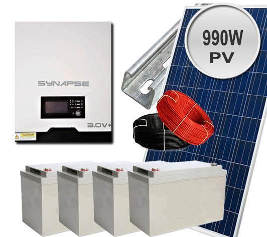 SYNK01: 2.4kw 24V Synapse - 2.4kWh AGM/GEL-Solar Power Kit | Products ...