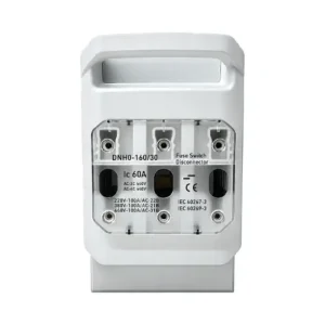 Front-facing view of the Battery Disconnect Switch 160A for 48V lithium battery banks