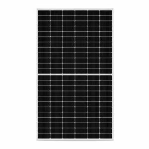 JA Solar 620W Bifacial Mono Solar Panel front-facing view silver frame
