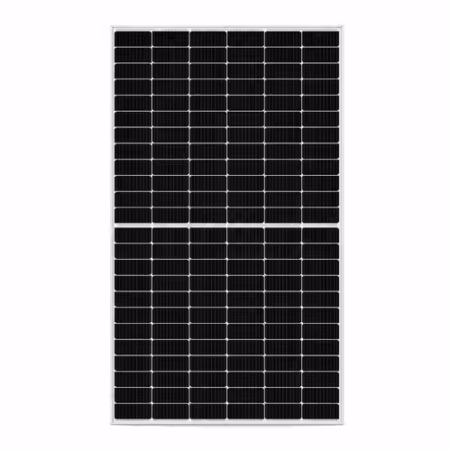 ja-solar-620w-bifacial-mono-solar-panel JA Solar 620W Bifacial Mono Solar Panel front-facing view silver frame