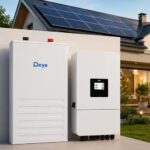 deye-8kw-inverter-16kwh-battery-kit Deye 8kW hybrid inverter and 16kWh lithium battery solar kit for home backup.