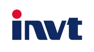INVT brand logo displaying the official manufacturer identity for water pump inverter hardware.