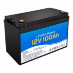 helio-12v-100ah-lithium-battery-south-africa Front-facing view of the Helio 12v 100ah Lithium Battery on a white background