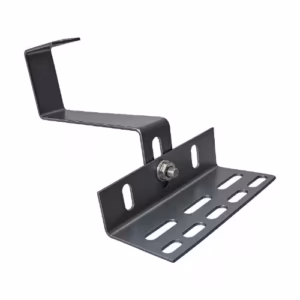 Durable metal solar panel mounting brackets designed for secure rooftop installation and panel support.